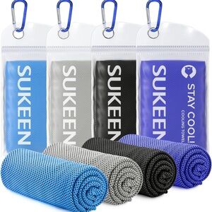 Sukeen 4 Pack Cooling Neck Wraps